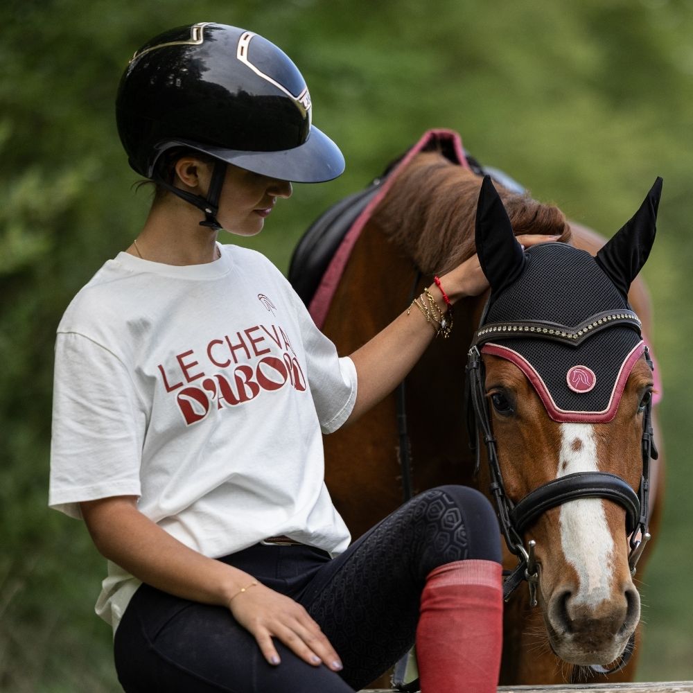 T-shirt équitation coton bio – confortable et respirant