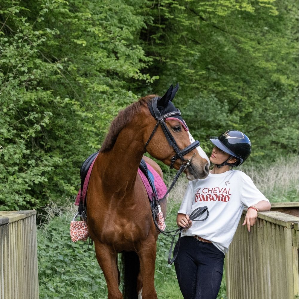 T-shirt équitation coton bio – confortable et respirant