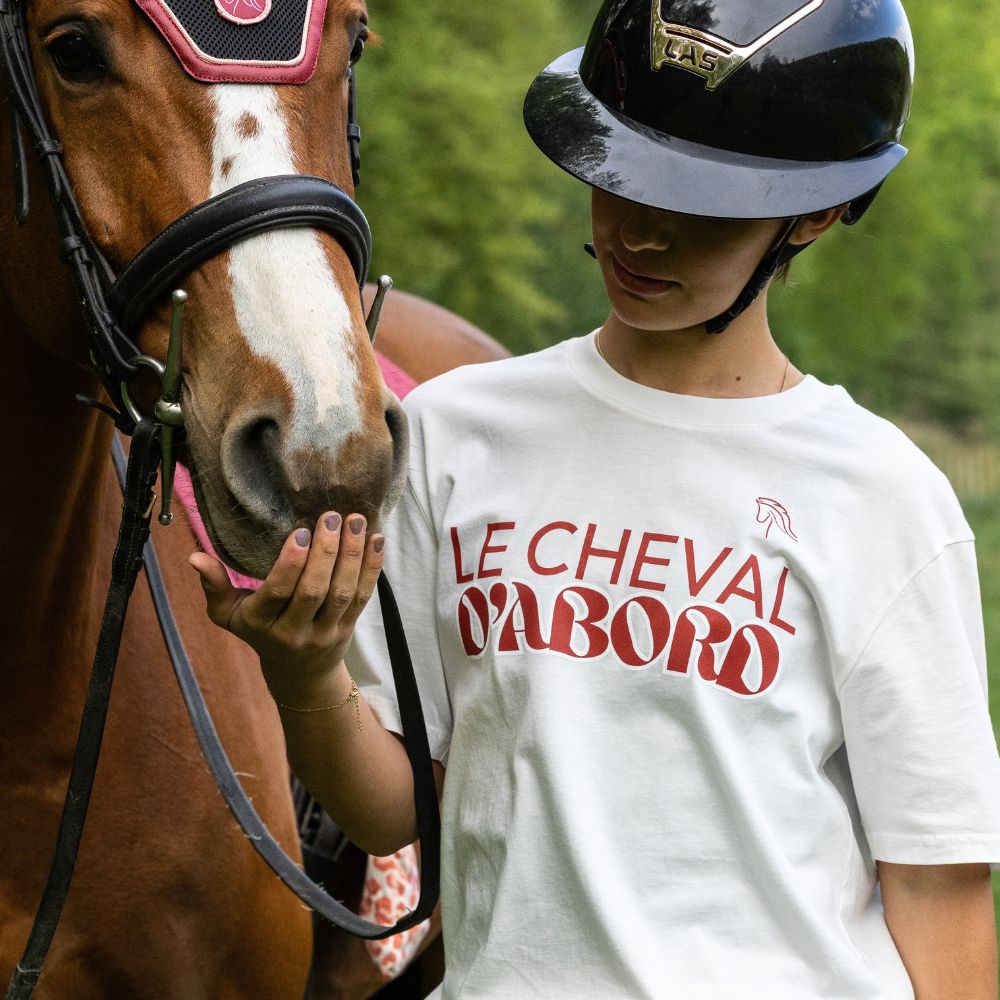 T-shirt équitation coton bio – confortable et respirant