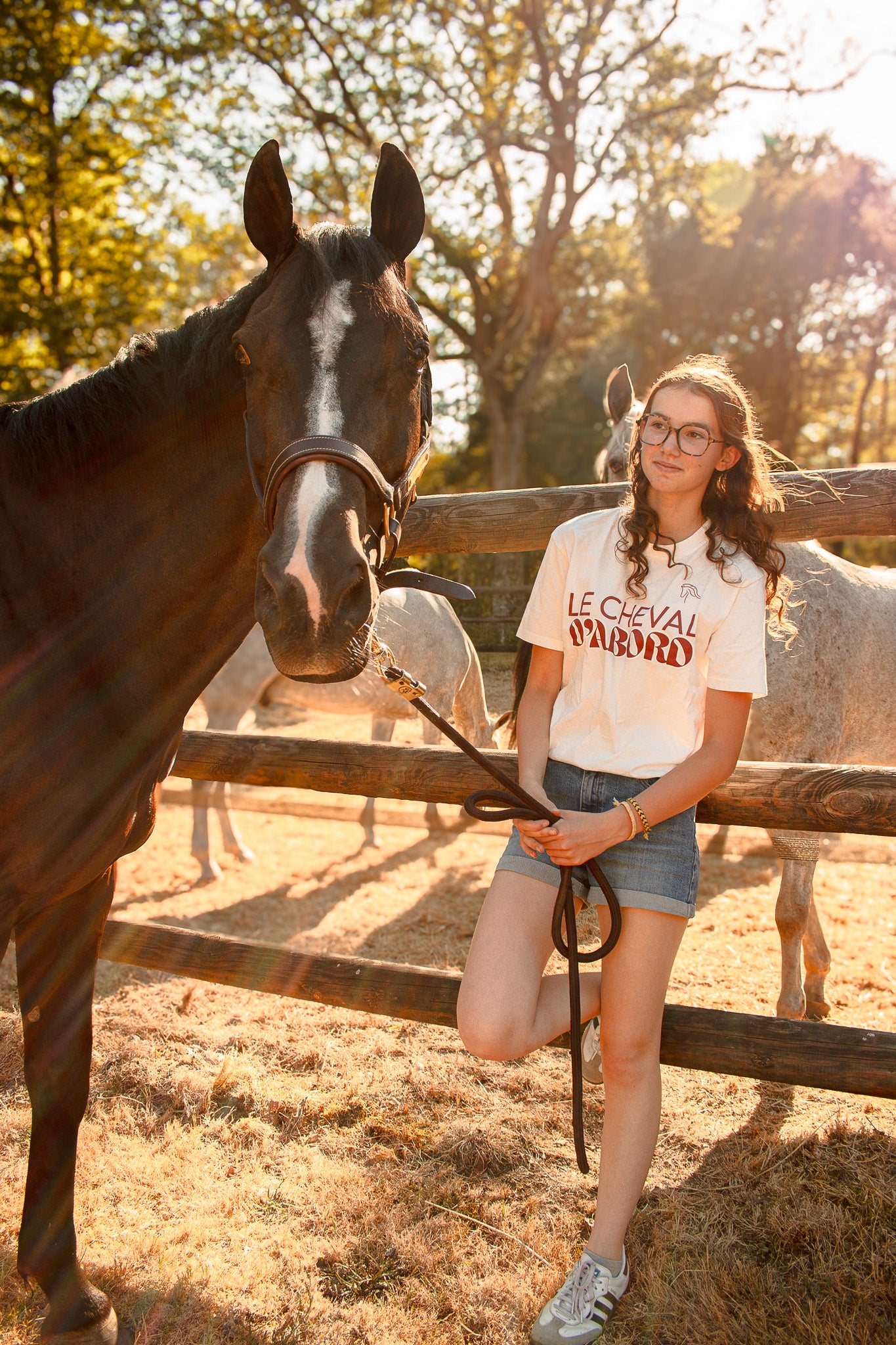 T-shirt équitation coton bio – confortable et respirant