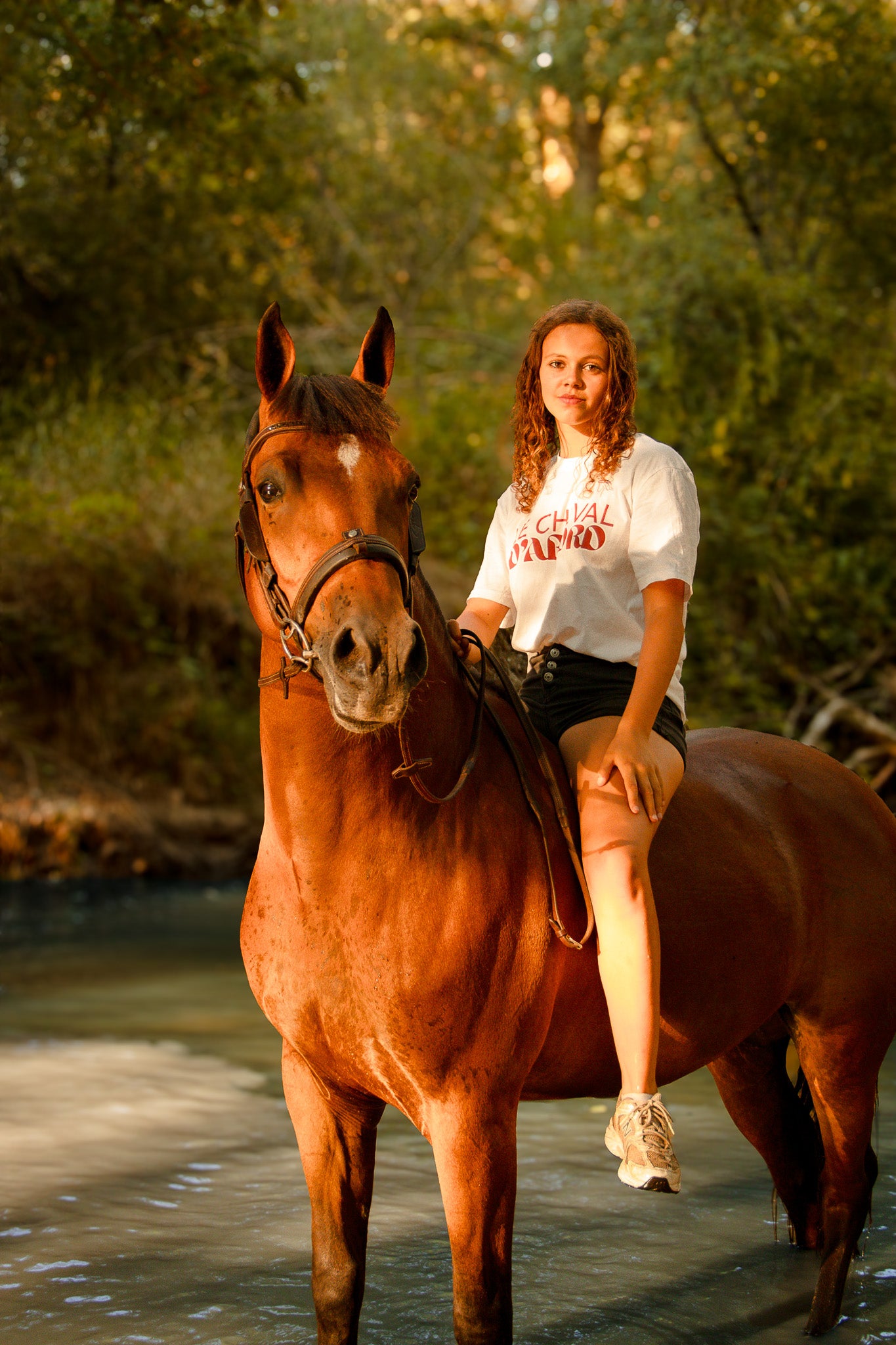 T-shirt équitation coton bio – confortable et respirant