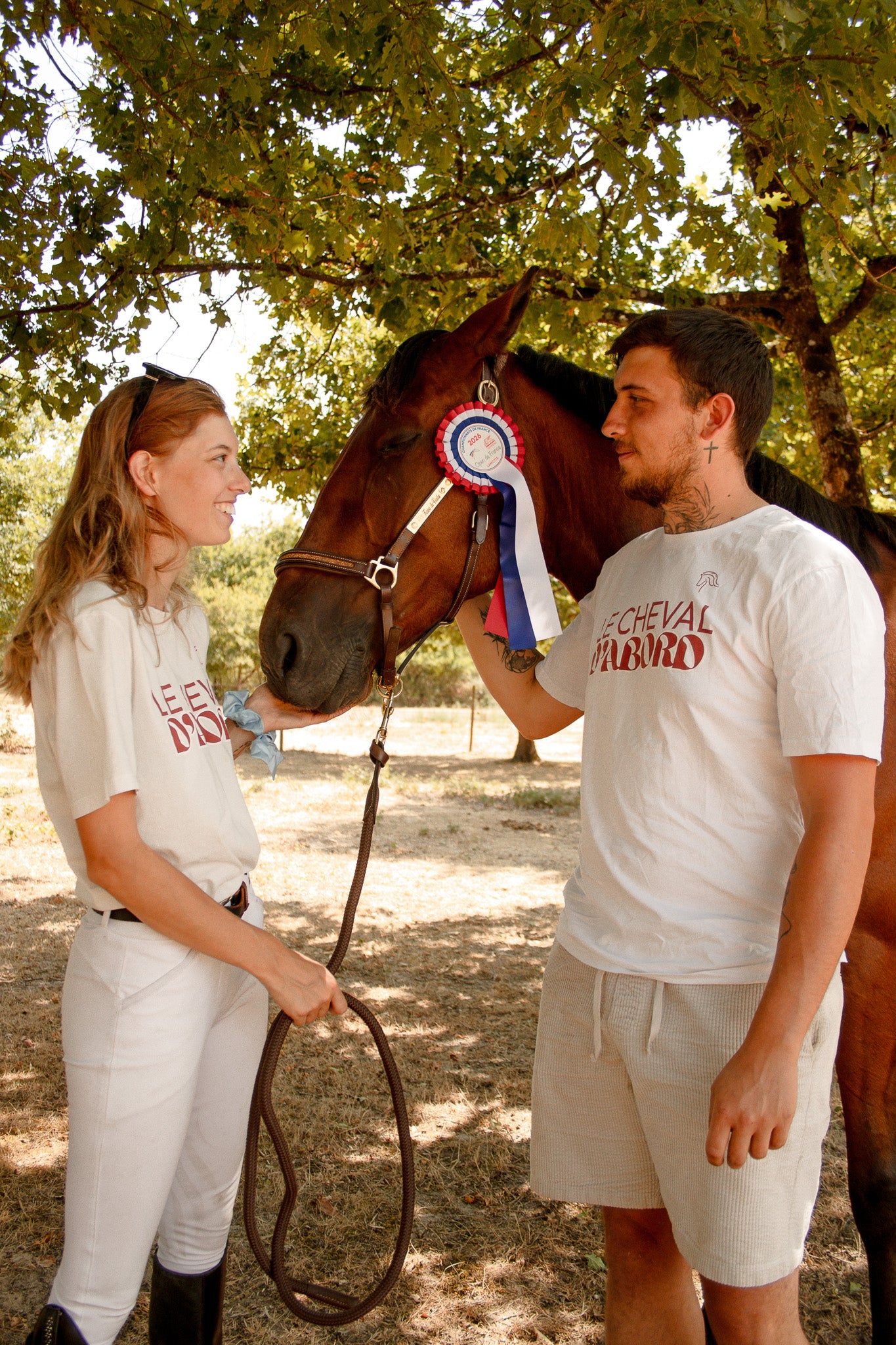 T-shirt équitation coton bio – confortable et respirant